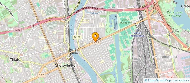 localisation de l'entreprise HANOOT à CHOISY-LE-ROI