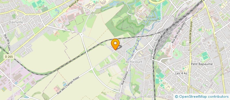 localisation de l'entreprise HANOTAUX VERNET  ACHICOURT