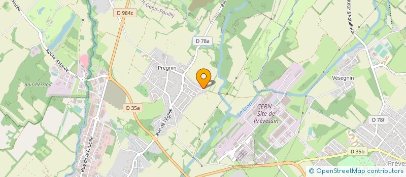 localisation de l'entreprise HANOUCA à SAINT-GENIS-POUILLY