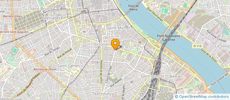 localisation de l'entreprise HANOUT à BORDEAUX