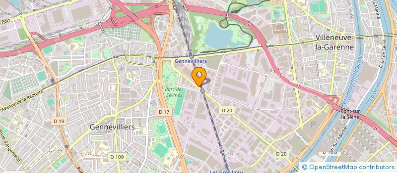 localisation de l'entreprise HANOUT MARKET à GENNEVILLIERS