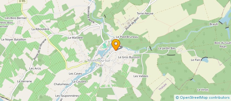 localisation de l'entreprise HANOUZET LA VARENNE  MONTHOU-SUR-CHER