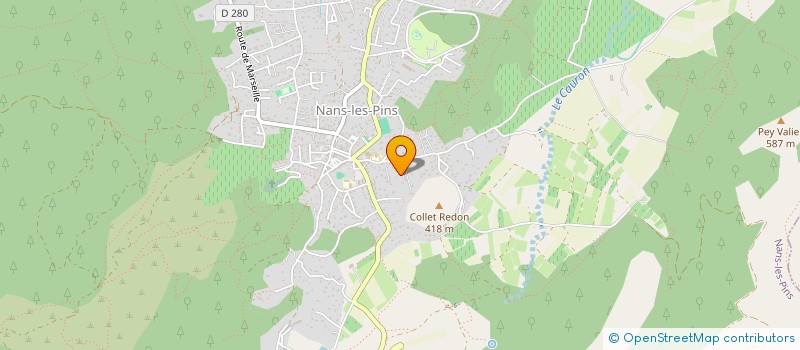 localisation de l'entreprise HANRIOT  NANS-LES-PINS