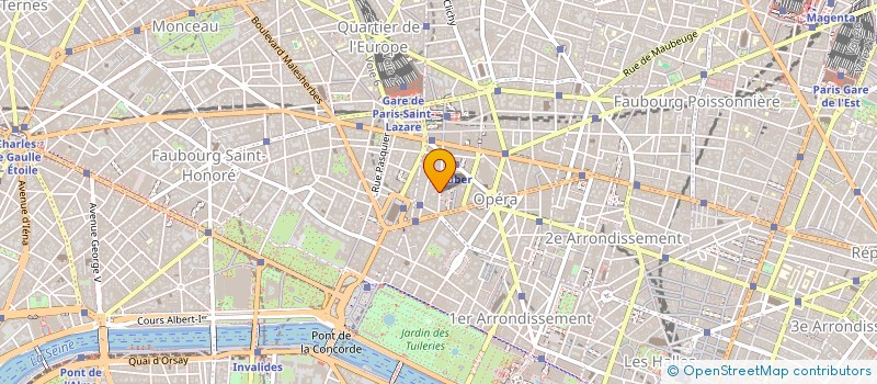 localisation de l'entreprise HANRO FRANCE à PARIS