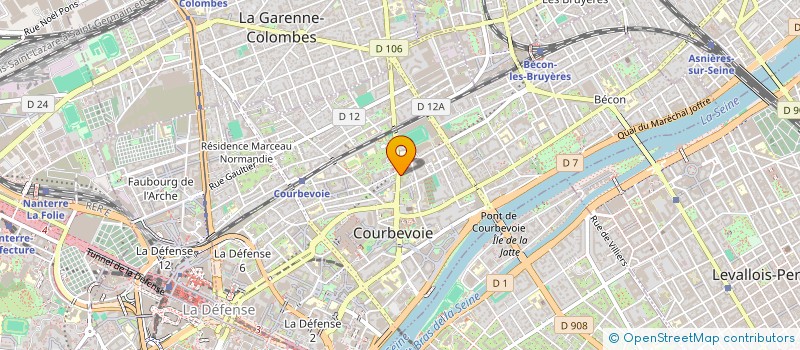localisation de l'entreprise HANS  COURBEVOIE