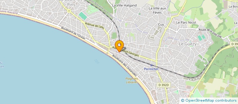 localisation de l'entreprise HANS BERHARD ET ANDREA PENEYCAD à LA BAULE-ESCOUBLAC