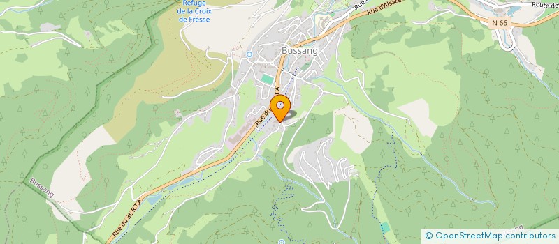 localisation de l'entreprise HANS COFFRAGE à BUSSANG