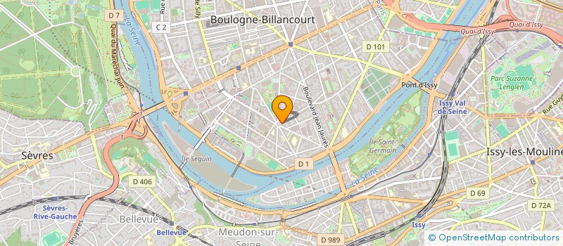 localisation de l'entreprise HANS CONCEPT à BOULOGNE-BILLANCOURT