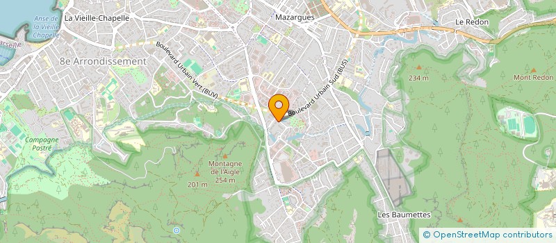 localisation de l'entreprise HANS CREATION à MARSEILLE