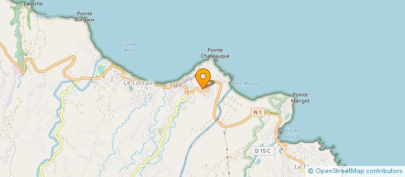 localisation de l'entreprise HANS ET ASSOCIES MARTINIQUE  LE LAMENTIN