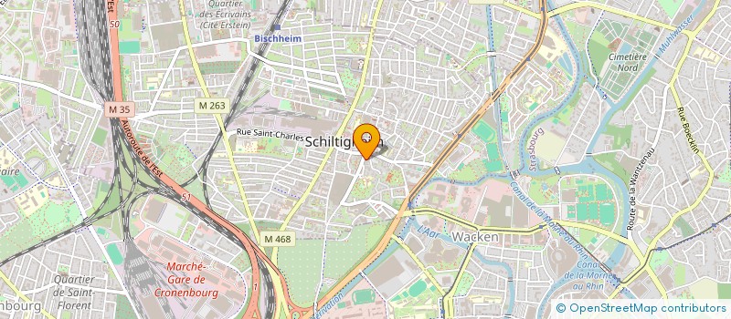 localisation de l'entreprise HANS ET ASSOCIES STRASBOURG à SCHILTIGHEIM