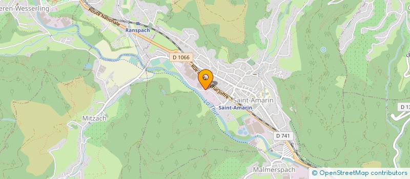 localisation de l'entreprise HANS MACONNERIE  SAINT-AMARIN