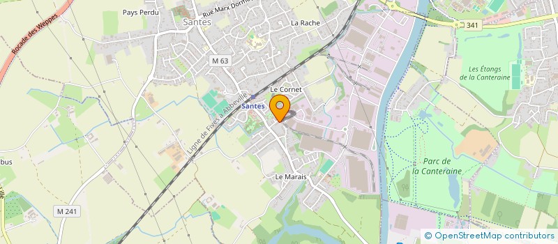 localisation de l'entreprise HANS VIDAURRE ARCHITECTURE  SANTES