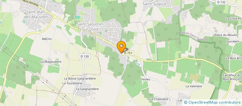 localisation de l'entreprise HANSASWAJ à BRISSAC LOIRE AUBANCE