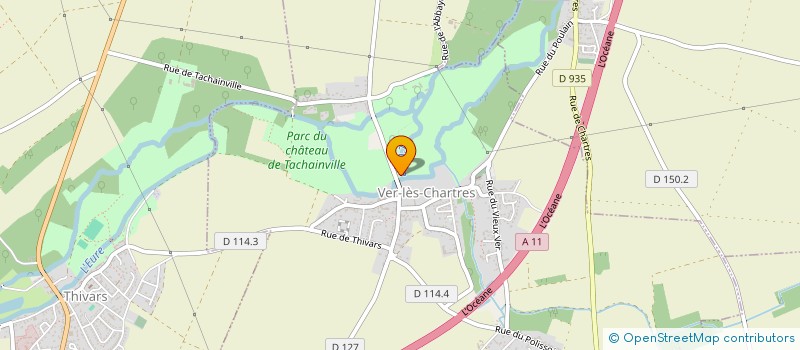 localisation de l'entreprise HANSEA FINANCES à VER-LES-CHARTRES