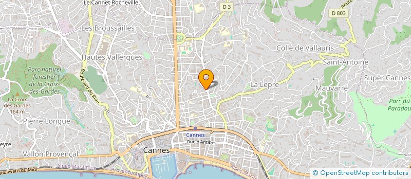 localisation de l'entreprise HANSEIL ET GRETEL à CANNES