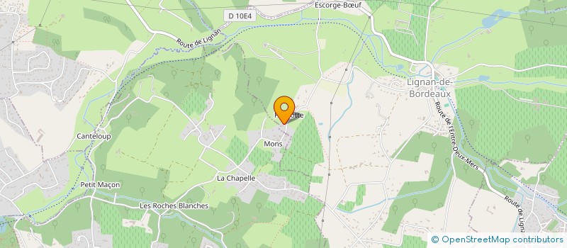 localisation de l'entreprise HANSEN ET COMPAGNIE  LIGNAN-DE-BORDEAUX