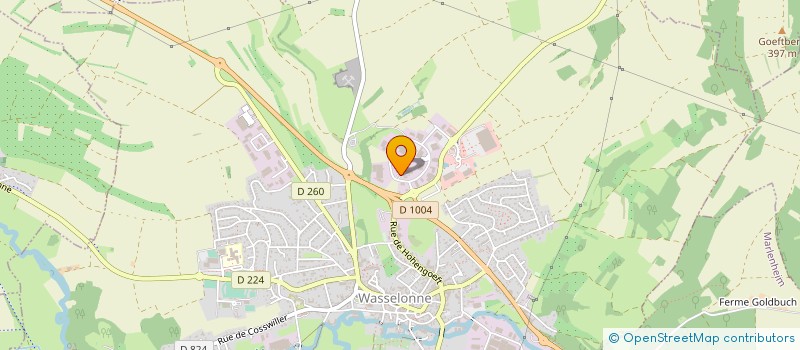 localisation de l'entreprise HANSGROHE WASSELONNE  WASSELONNE