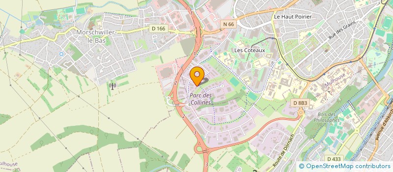 localisation de l'entreprise HANSMANN  MULHOUSE