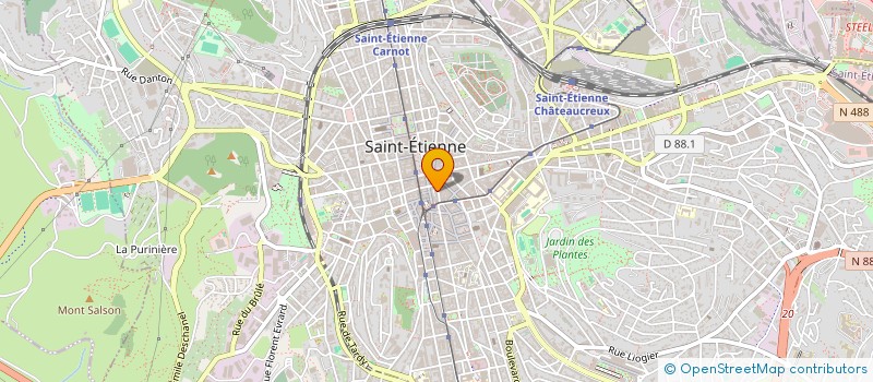 localisation de l'entreprise HANSON  SAINT-ETIENNE