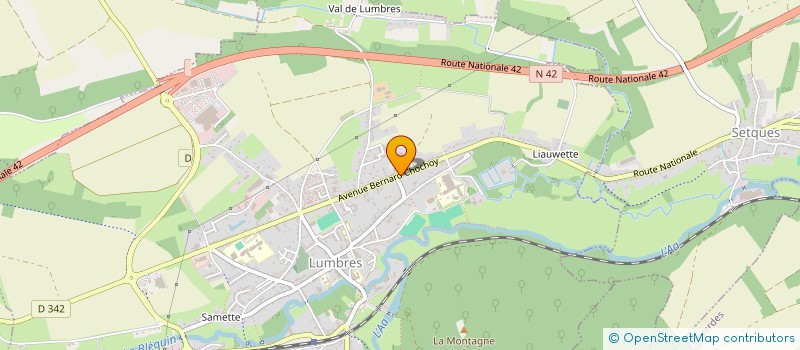 localisation de l'entreprise HANSSIMMO  LUMBRES