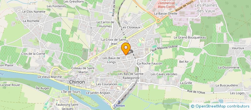 localisation de l'entreprise HANSTOCK CHINON  CHINON