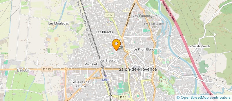 localisation de l'entreprise HANTA YOGA  SALON-DE-PROVENCE