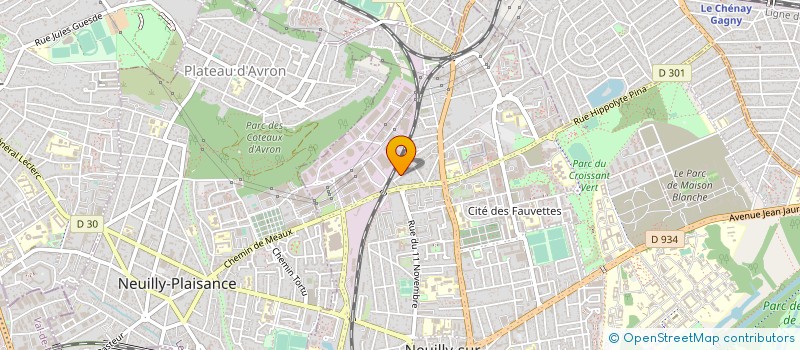 localisation de l'entreprise HANTAN GENIE CLIMATIQUE & INGENIERIE  NEUILLY-SUR-MARNE
