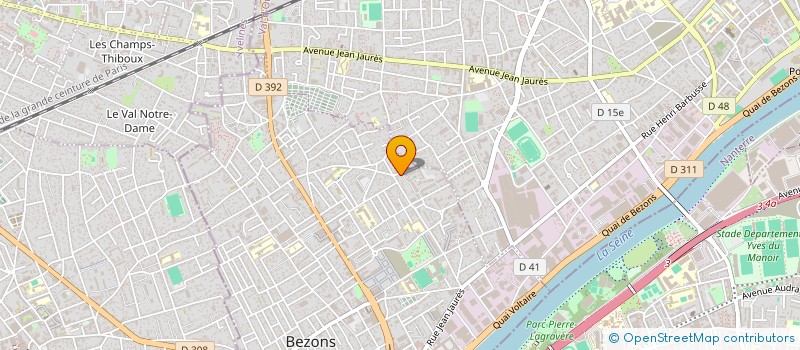 localisation de l'entreprise HANTEI à BEZONS