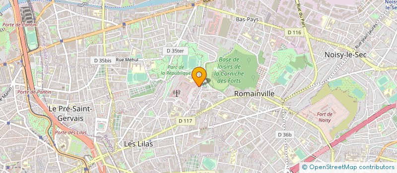 localisation de l'entreprise HANTISE à LES LILAS