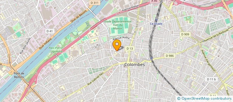 localisation de l'entreprise HANTRADOM  COLOMBES