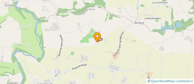 localisation de l'entreprise HANTRAIS MACONNERIE  SAVIGNY-LE-VIEUX