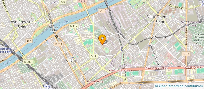 localisation de l'entreprise HANTY à CLICHY