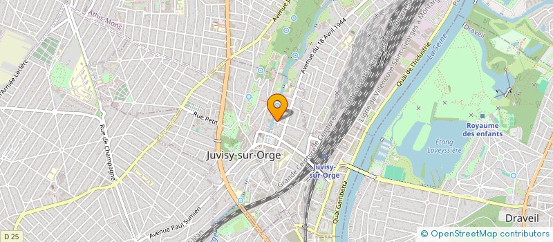 localisation de l'entreprise HANTZ SCHAETZ ET VOZENIN à JUVISY-SUR-ORGE