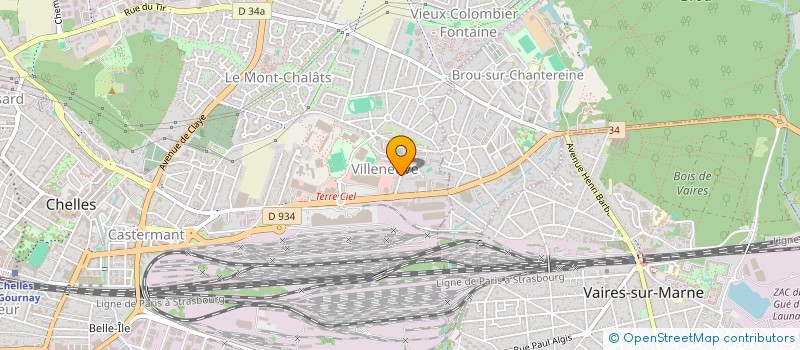 localisation de l'entreprise HANUMAN à CHELLES