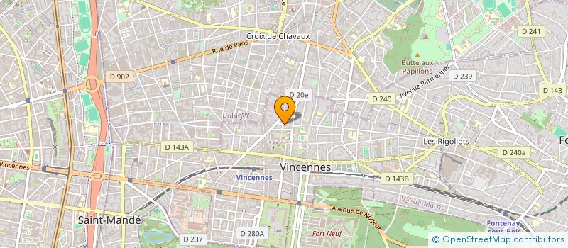 localisation de l'entreprise HANUMAN COACHING, CONSEIL & FORMATION à VINCENNES