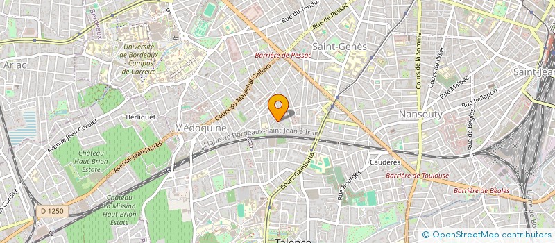 localisation de l'entreprise HANUMAN CORP.  TALENCE