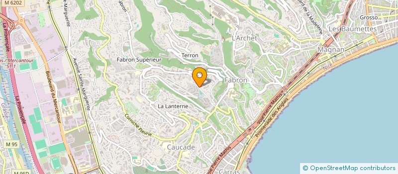 localisation de l'entreprise HANUMAN GARDEN à NICE