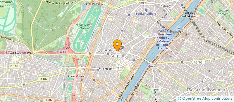 localisation de l'entreprise HANVEC ENGENEERING LIMITED  PARIS