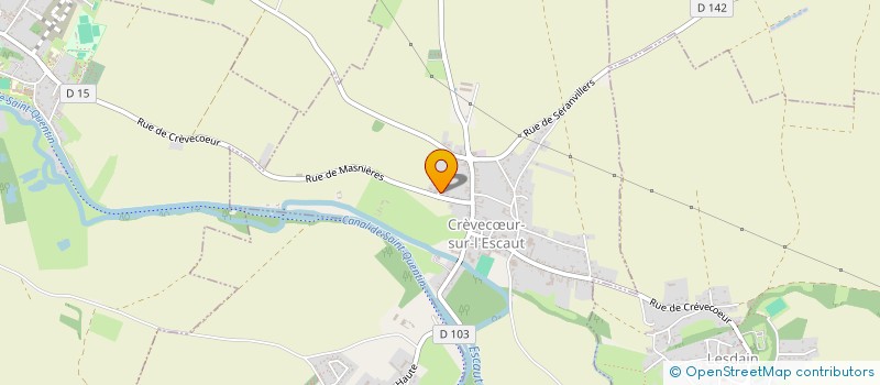 localisation de l'entreprise HAO GROUPE  CREVECUR-SUR-L'ESCAUT