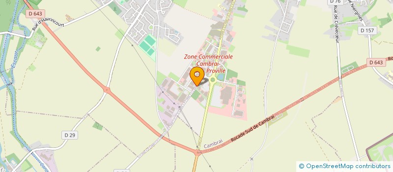 localisation de l'entreprise HAO SERVICES  PROVILLE