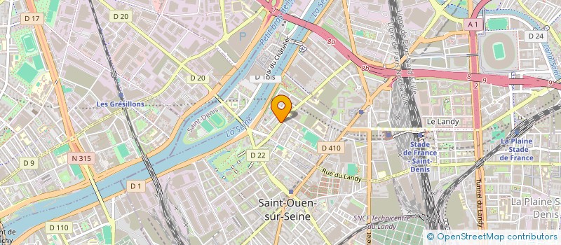 localisation de l'entreprise HAO XIANG à SAINT-OUEN-SUR-SEINE