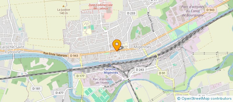 localisation de l'entreprise HAOFU IMMO  MIGENNES