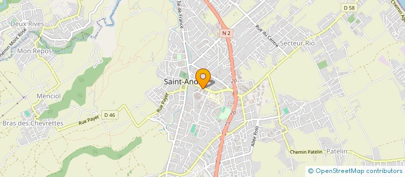 localisation de l'entreprise HAOJIE BAZAR à SAINT-ANDRE