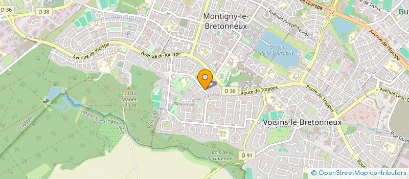 localisation de l'entreprise HAONUO à MONTIGNY-LE-BRETONNEUX