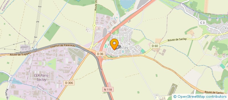 localisation de l'entreprise HAOUI à SACLAY