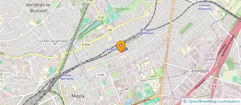 localisation de l'entreprise HAOUTEN TECHNOLOGIES à ANTONY