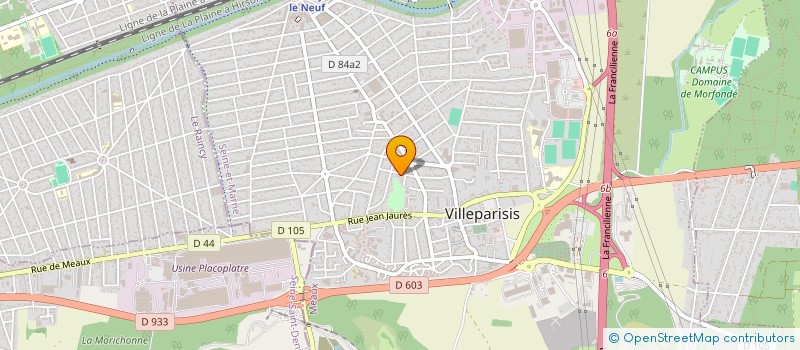 localisation de l'entreprise HAP  VILLEPARISIS