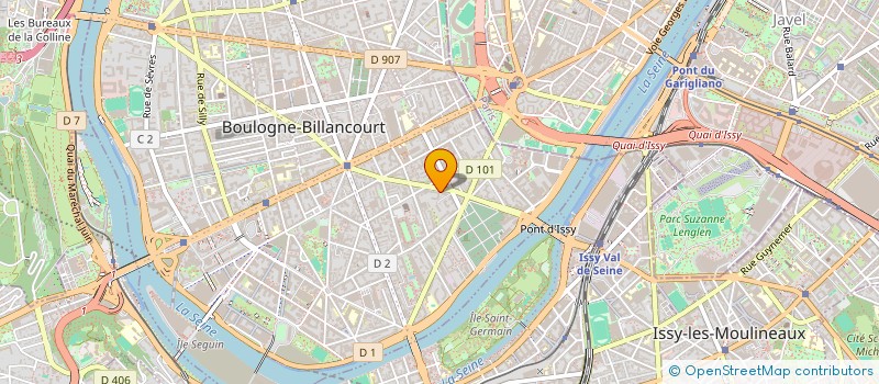 localisation de l'entreprise HAPAULO  BOULOGNE-BILLANCOURT