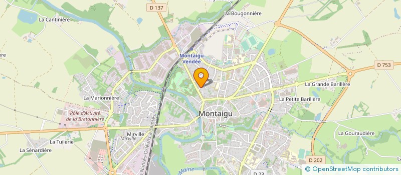 localisation de l'entreprise HAPAX à MONTAIGU-VENDEE